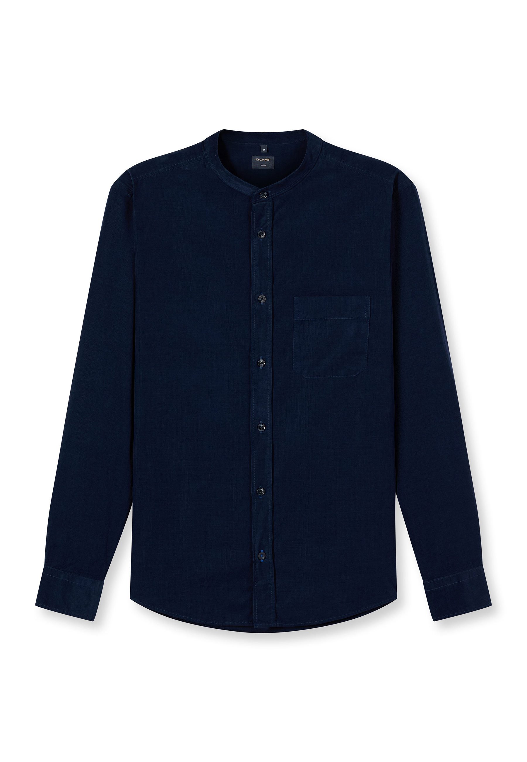 Langarmhemd OLYMP Casual, regular fit, Stehkragen