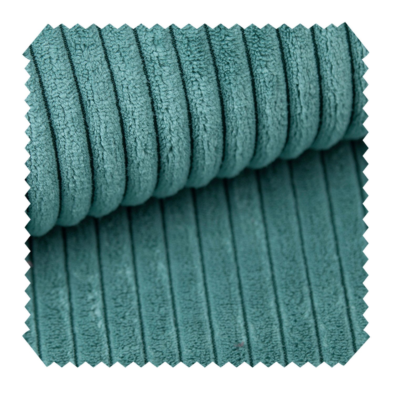 novely® Stoff PORTO - Polsterstoff in Breitcord-Optik - Ultraweicher Möbelstoff, Samtige Haptik, Reißfest, Fusselfrei, Robust, Meterware, 1lfm