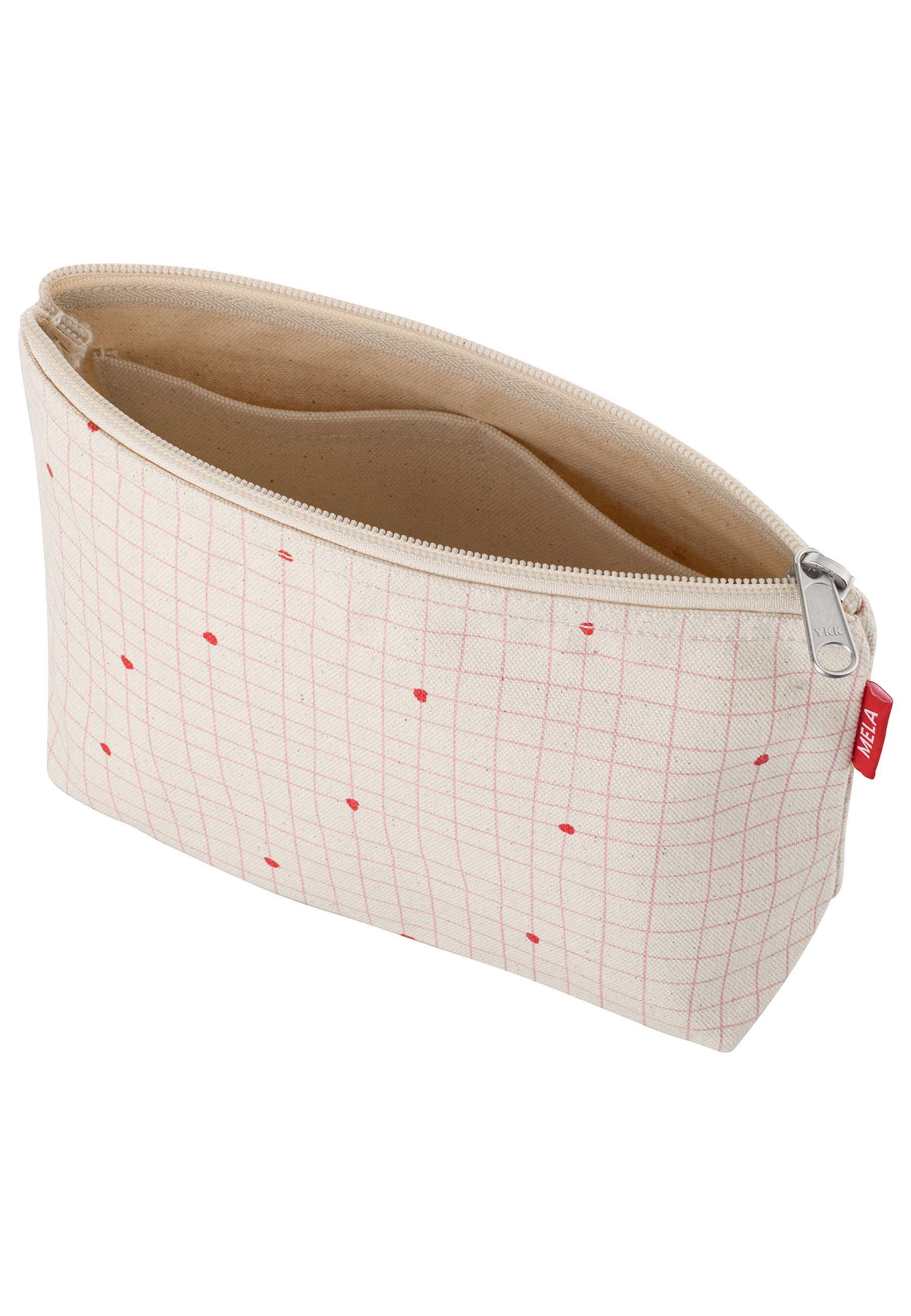 MELA Kosmetiktasche Große Kosmetiktasche Style, Zwei Unterteilungen im Hauptfach
