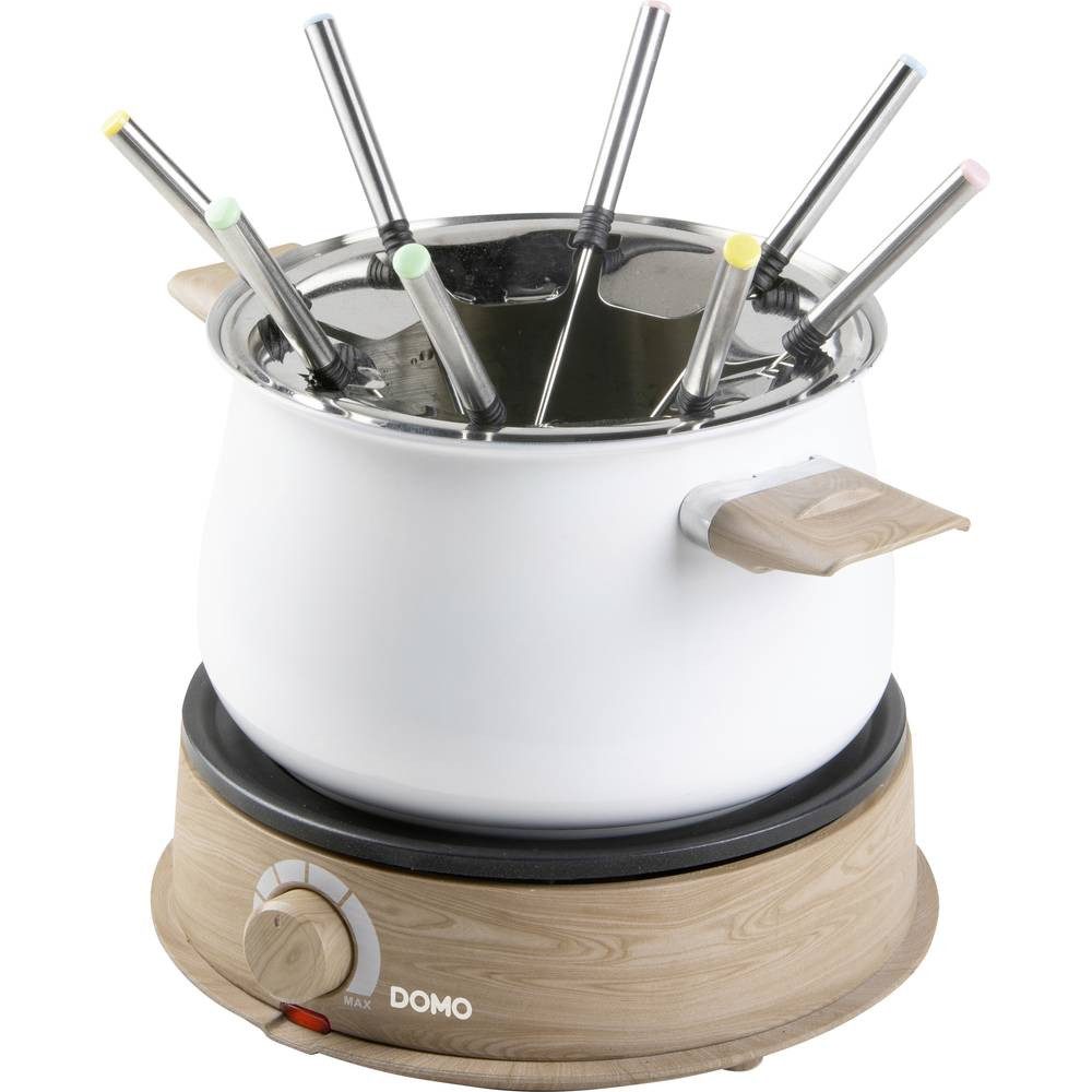Domo Fondue Fondue, 1500 W DO736F, Kontrollleuchte, 8 Fonduegabeln
