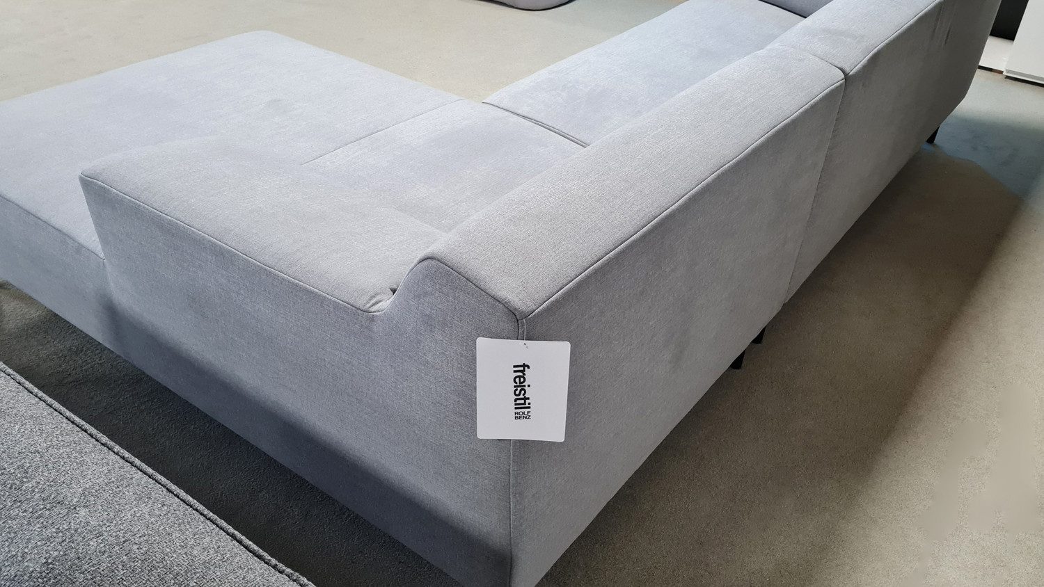 freistil ROLF BENZ Ecksofa ROLF BENZ Ecksofa Freistil 180 rechts Stoff grau 260 cm