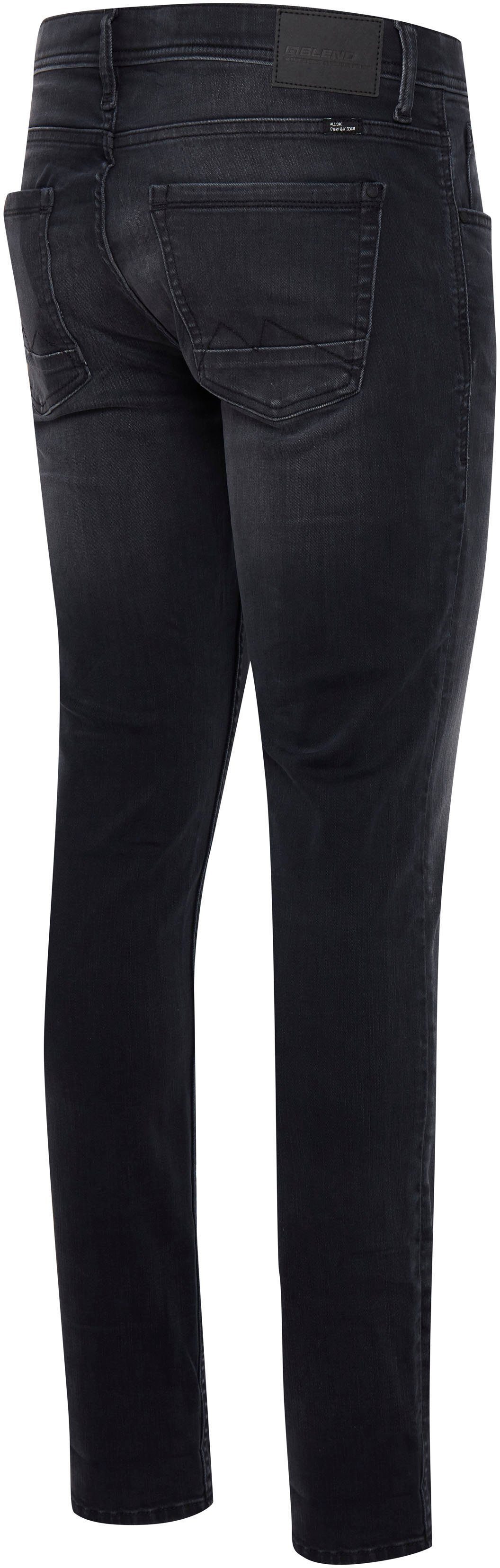 Blend Slim-fit-Jeans Jet Multiflex washed black