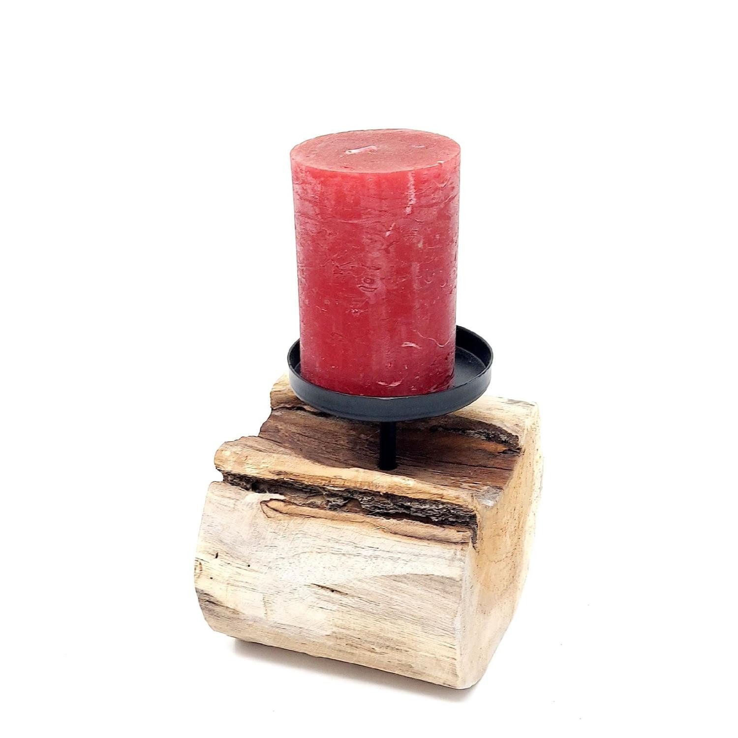 CreaFlor Home Kerzenhalter Teak, Farbe: Naturfarben, günstig online kaufen