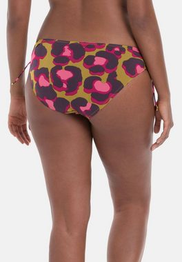 Rosa Faia Bikini-Hose Lovely Leo (1-St) Bikini-Slip / Unterteil - Farbenfrohes Muster, Regulierbare Beinhöhe