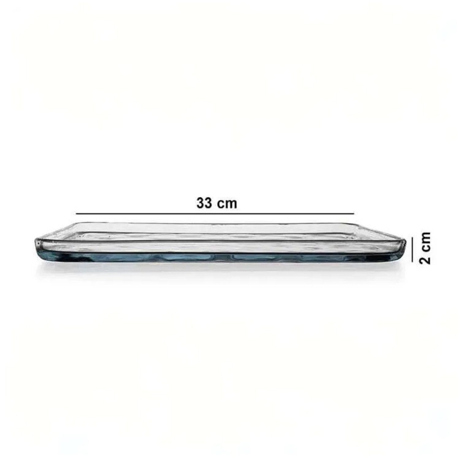 Pasabahce Auflaufform Borcam Rechteckige Glasform 1025 ml 334 × 244 mm, Borosilikatglas, (1-St), Ofen-, mikrowellen-, gefrier- und spülmaschinengeeignet