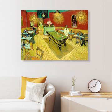 Posterlounge Forex-Bild Vincent van Gogh, Nachtcafé in Arles, Wohnzimmer Malerei