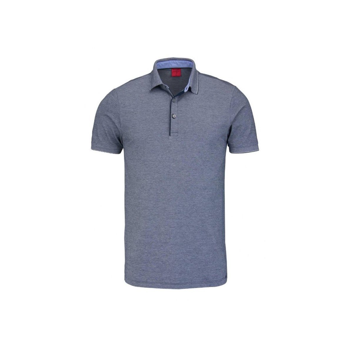 OLYMP T-Shirt blau regular fit (1-tlg)