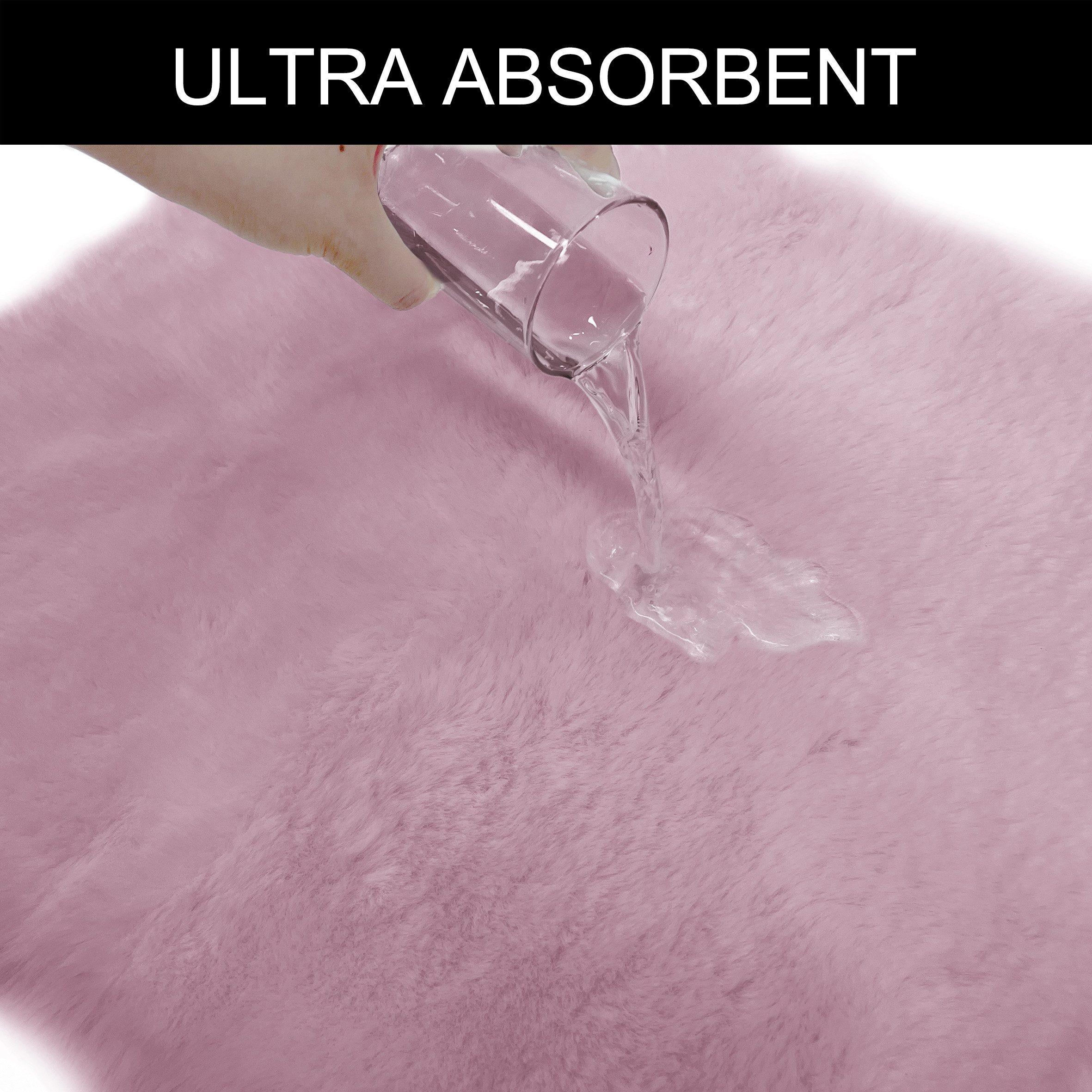 OTTO home Badematte Rabbit Badematten, Badvorleger, Badezimmer Teppich, Höhe 30 mm, rutschhemmend beschichtet, fußbodenheizungsgeeignet, schnell trocknend, strapazierfähig, Polyester, rechteckig, Kaninchenfell-Haptik, Badteppich, rechteckig, rund & als 3-tlg. Set