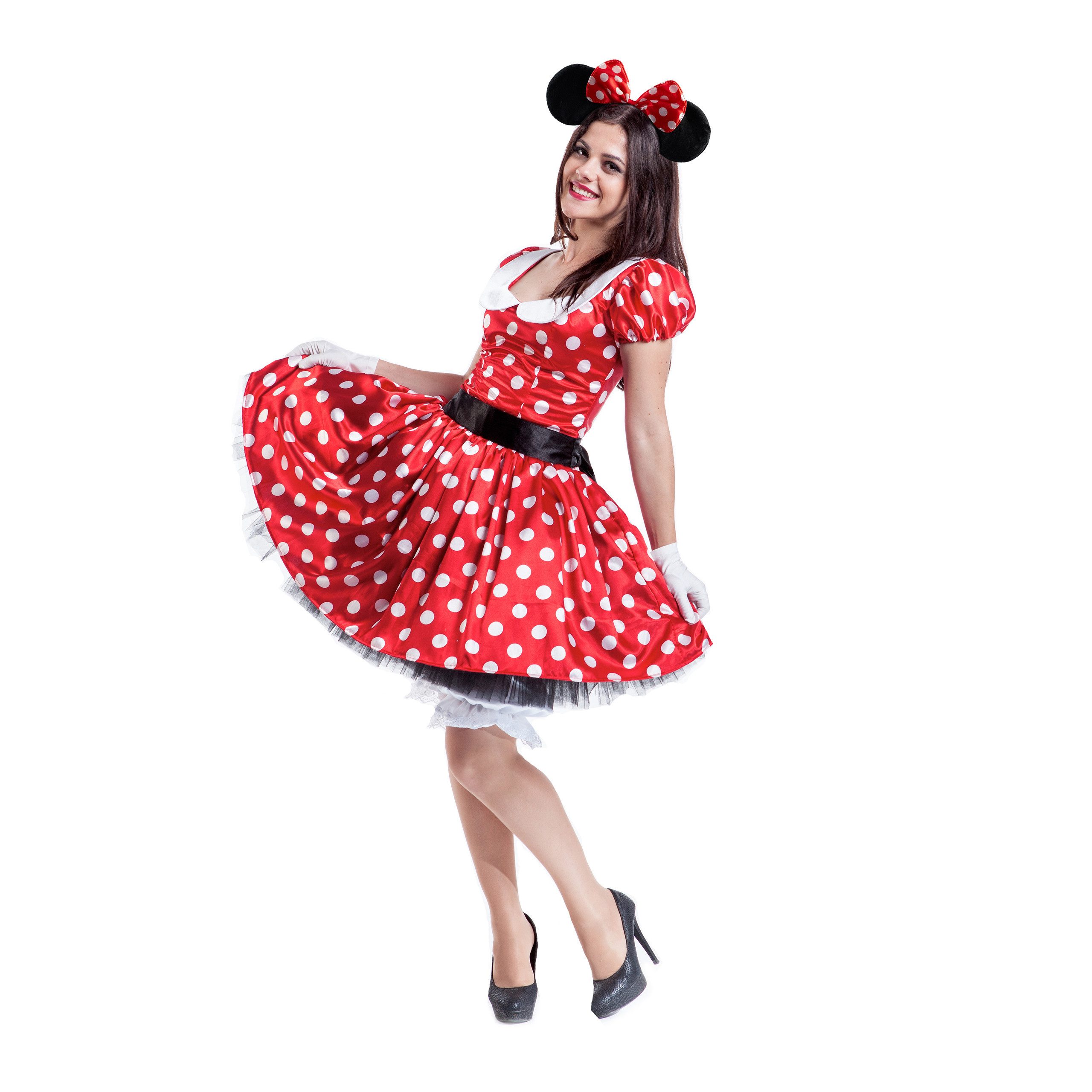 relaxdays Haarreif Maus mit Ohren und Schleife