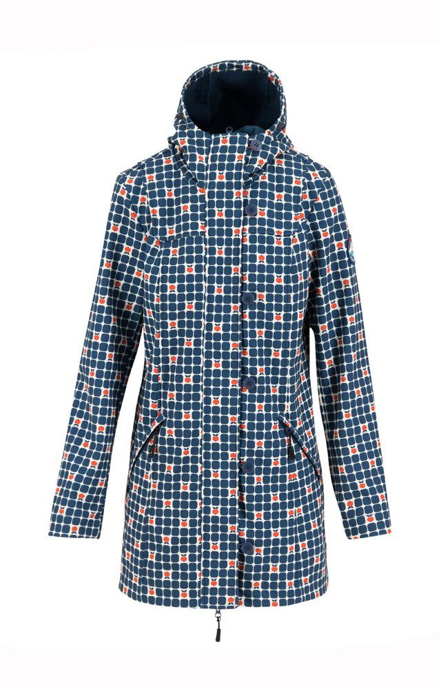 Blutsgeschwister Softshelljacke Blutsgeschwister Wild Weather Long Anorak Damen Jacke Mantel