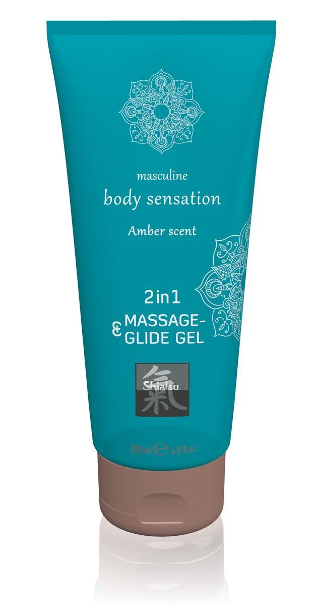 Shiatsu Gleitgel Massage- und Gleitgel 2 in 1 - Amber
