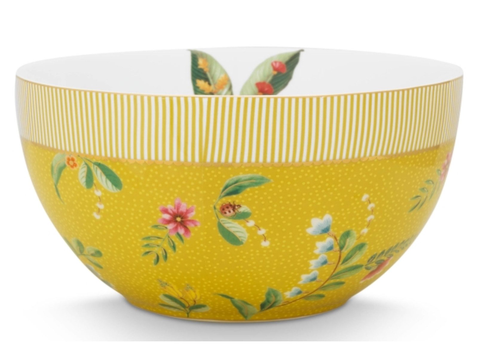 PiP Studio Schale La Majorelle Bowl gelb 18 cm, Porzellan, (Schüsseln & Schalen), Bowl La Majorelle Yellow 18cm