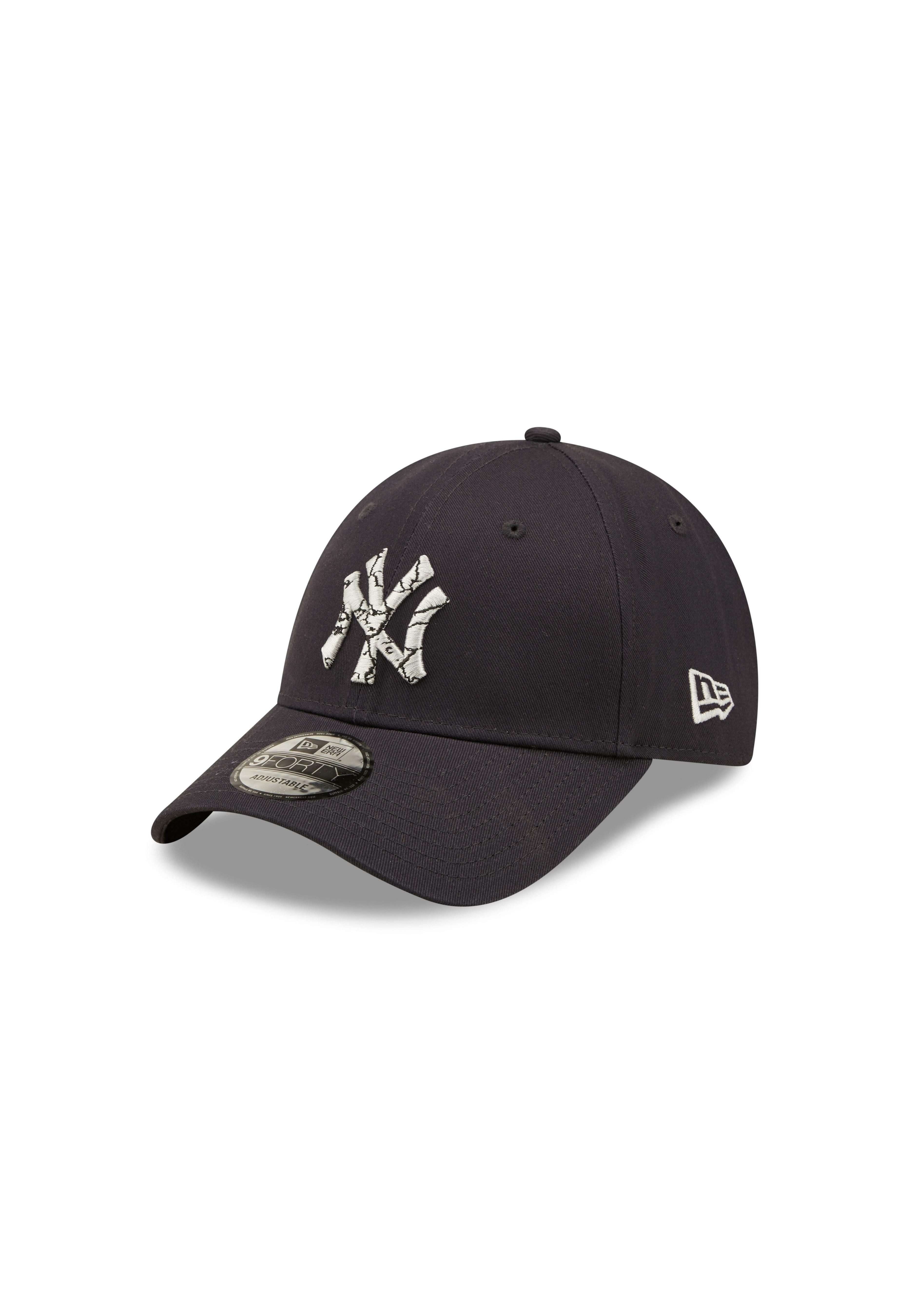 Baseball Cap New York Yankees MLB Marble Infill Blau Verstellbare 9Forty Cap New Er