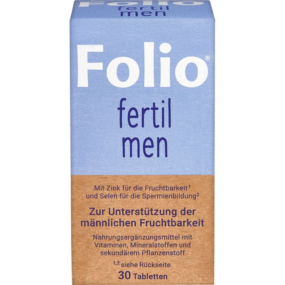 SteriPharm Pharmazeutische Produkte GmbH FOLIO fertil men Tabletten Tabletten, 30 St. von SteriPharm Pharmazeutische Produkte GmbH