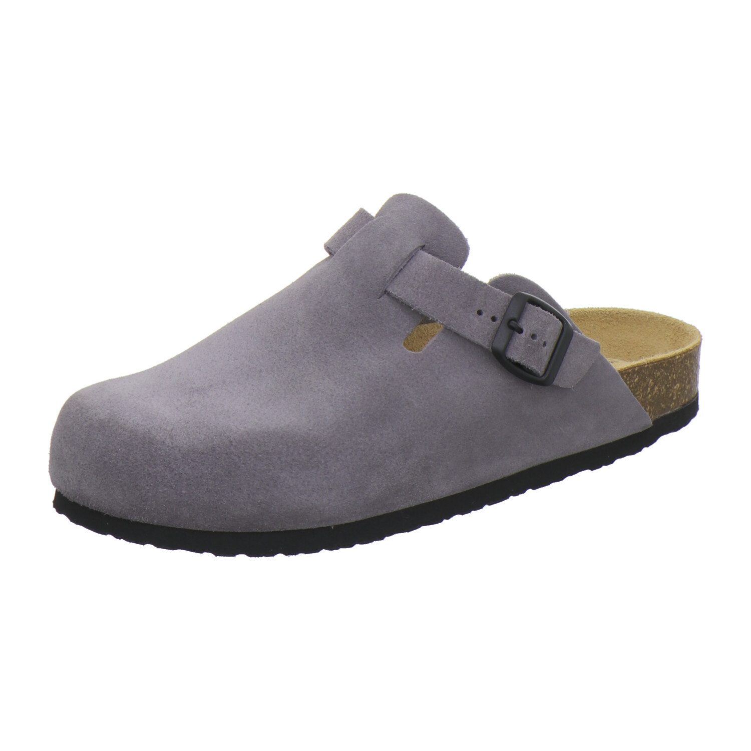 AFS-Schuhe 390083 Clogs Pantolette für Herren aus Leder mit Fußbett, Hausschuhe Made in Germany