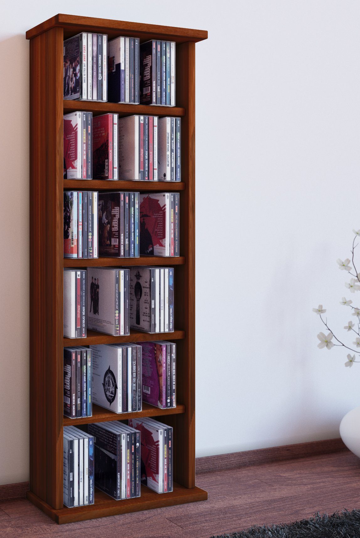 VCM CD-Regal Holz CD DVD Stand günstig online kaufen
