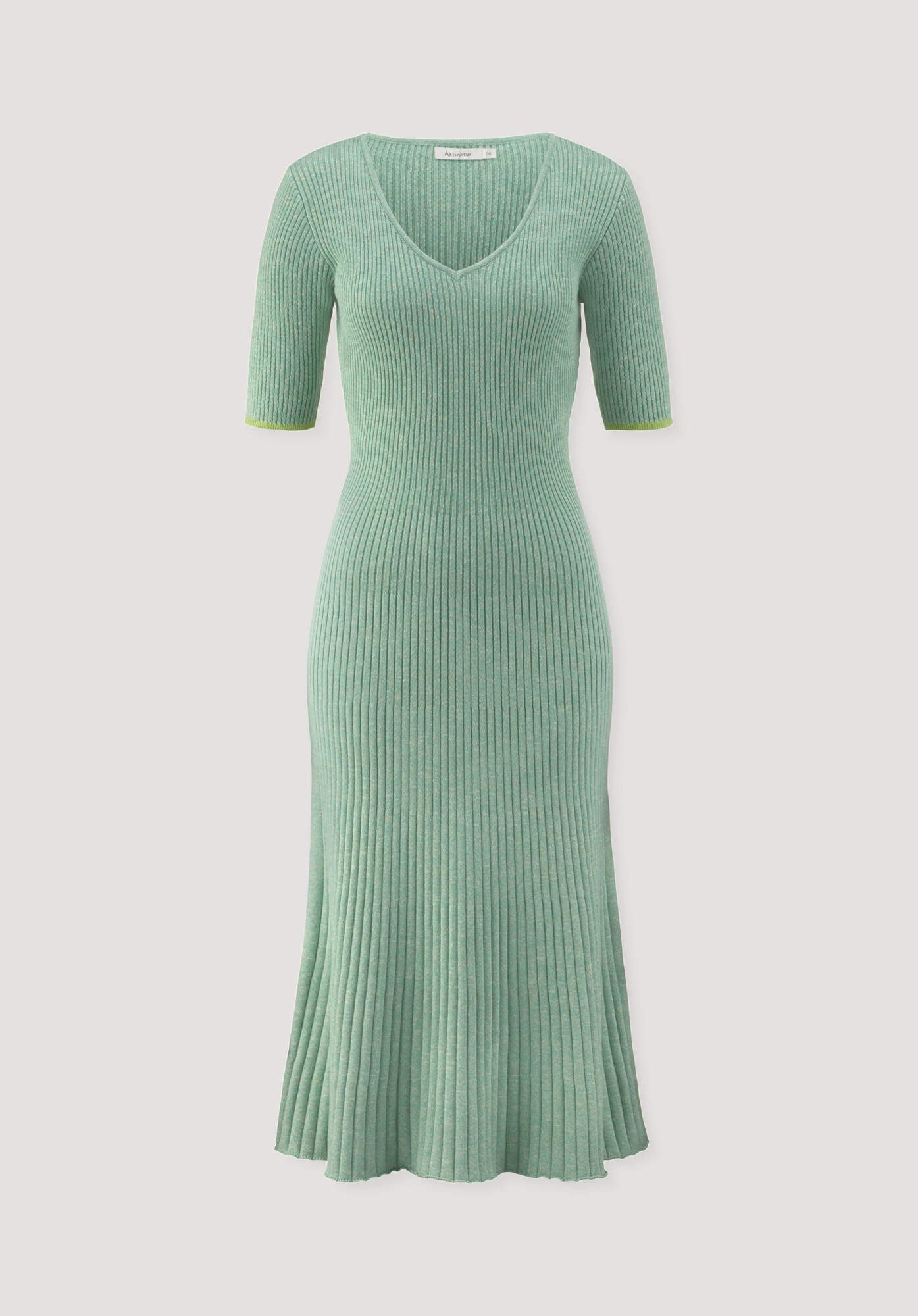 Hessnatur Strickkleid aus reiner Bio-Baumwolle (1-tlg)