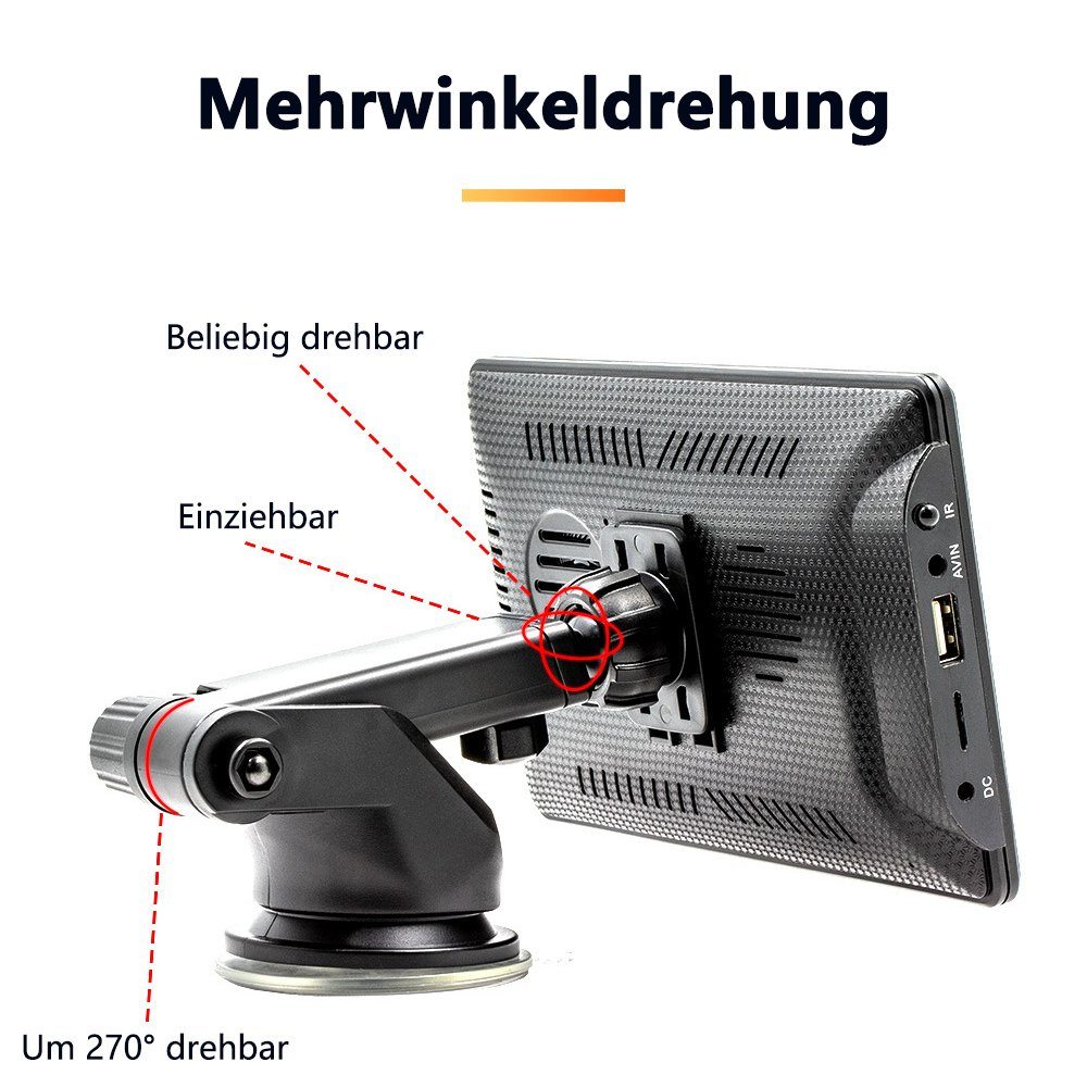 Navi Autoradio, GelldG Touch Bluetooth Schwarz(stil3) Radio mit Display, 7-Zoll-Bildschirm Autoradio