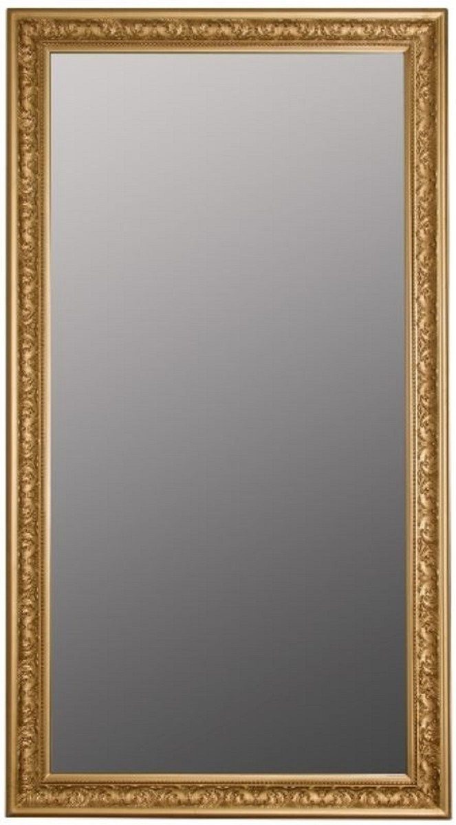 Casa Padrino Barockspiegel Barock Spiegel Gold 72 x H. 132 cm - Handgefertigter Barock Wandspiegel