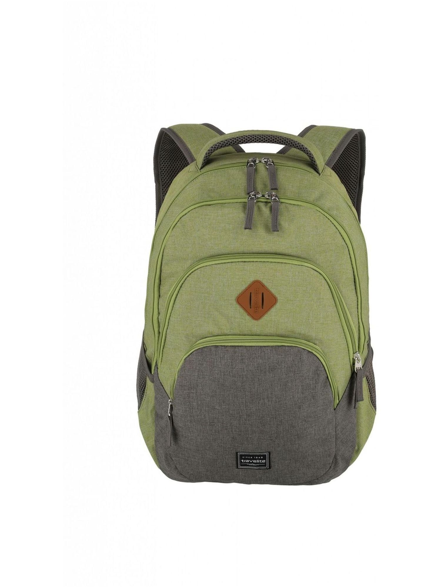 travelite Koffer 96308-80, Travelite BASICS Rucksack Melange Grün Grau 45 c günstig online kaufen