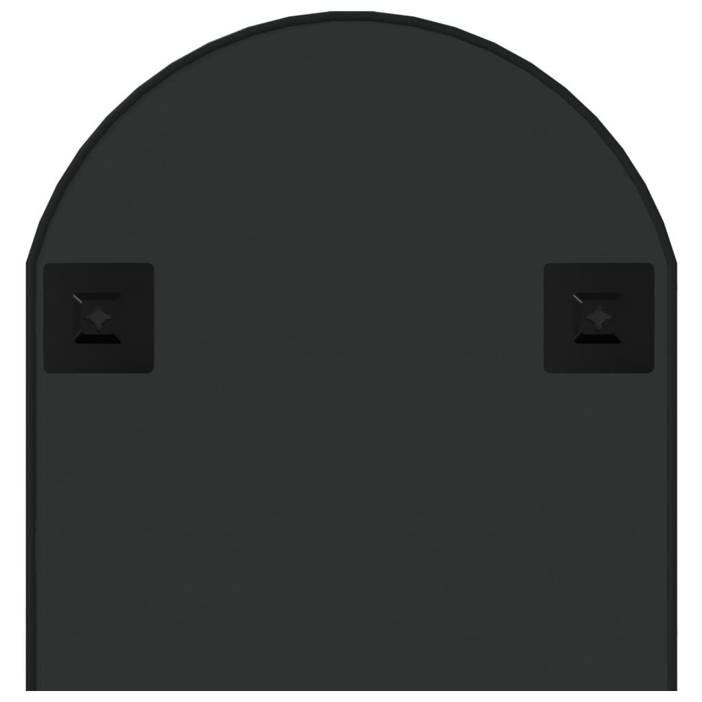 Schwarz Wandspiegel cm Oval 90x40 furnicato