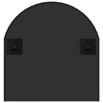 furnicato Wandspiegel Schwarz 90x40 cm Oval