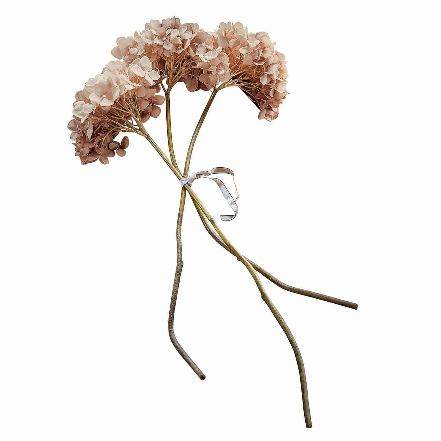 Kunstblume Deko-Blume 3er Set Amarente rosa/grün, günstig online kaufen