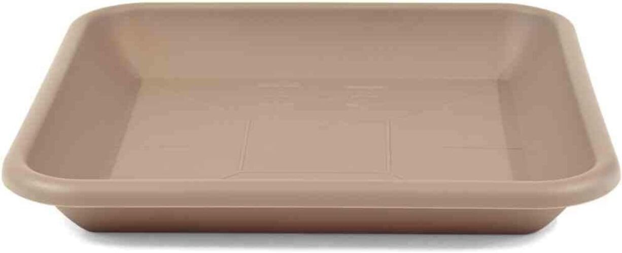 Siena Garden Blumentopfuntersetzer Untersetzer Quadratisch zu Quadro 33 taupe 28x28cm, 1-tlg.