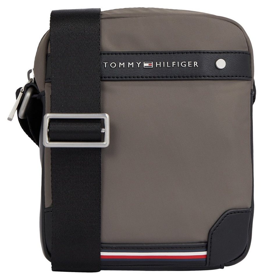 CENTRAL mit REPORTER, Metallbeschlägen hochwertigen Tommy Mini Bag TH Hilfiger MINI REPREVE