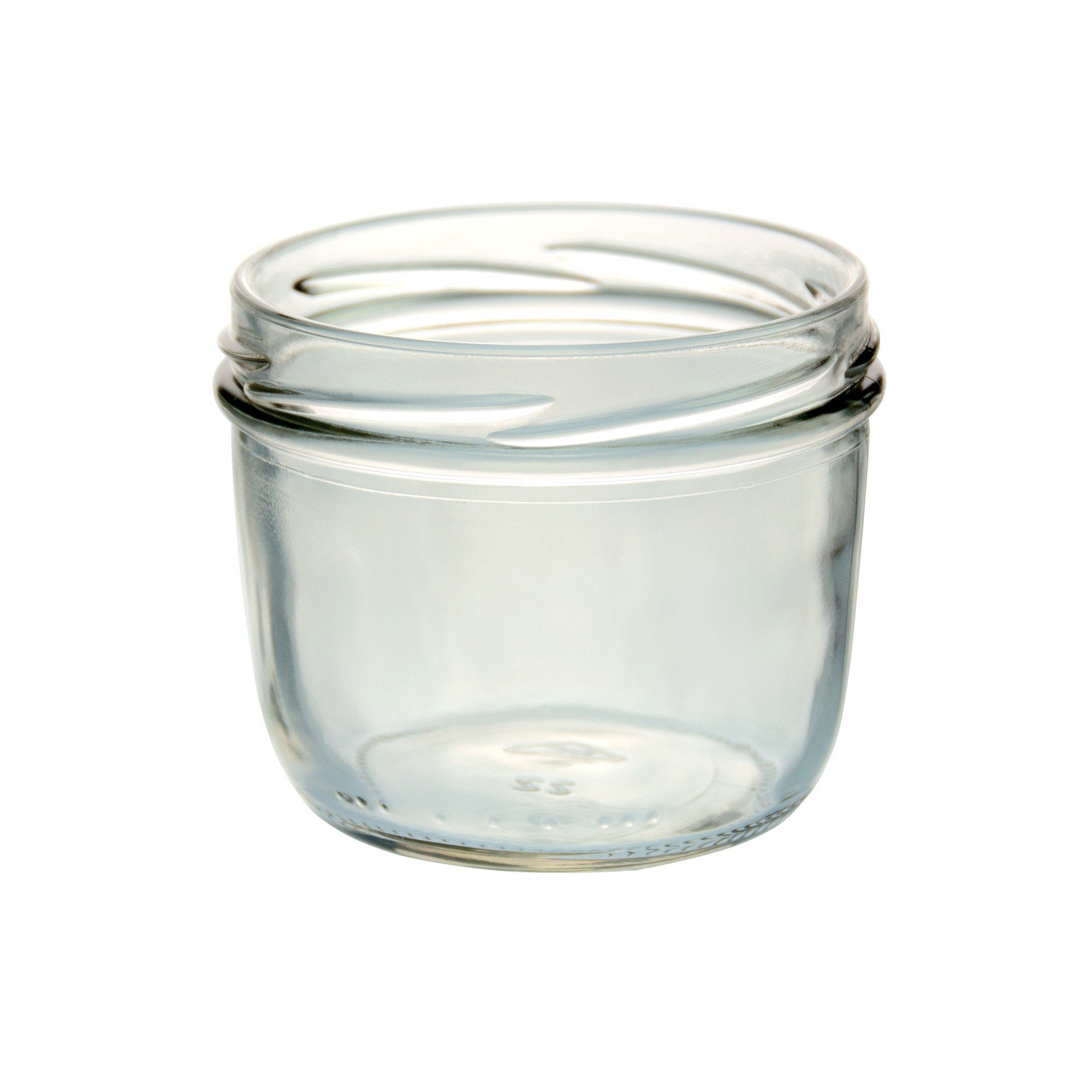 50er Deckel, 82 Marmeladenglas schwarzer Glas ml To Set MamboCat Einmachglas Sturzglas 230