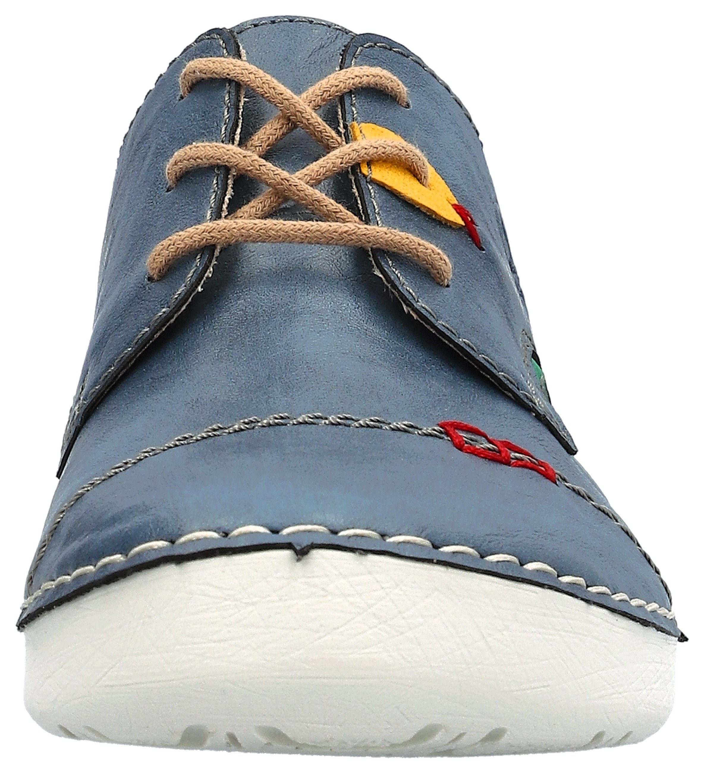 Rieker Sneaker im Sportslook, Freizeitschuh, Halbschuh, Schnürschuh – Bild 4 von 5