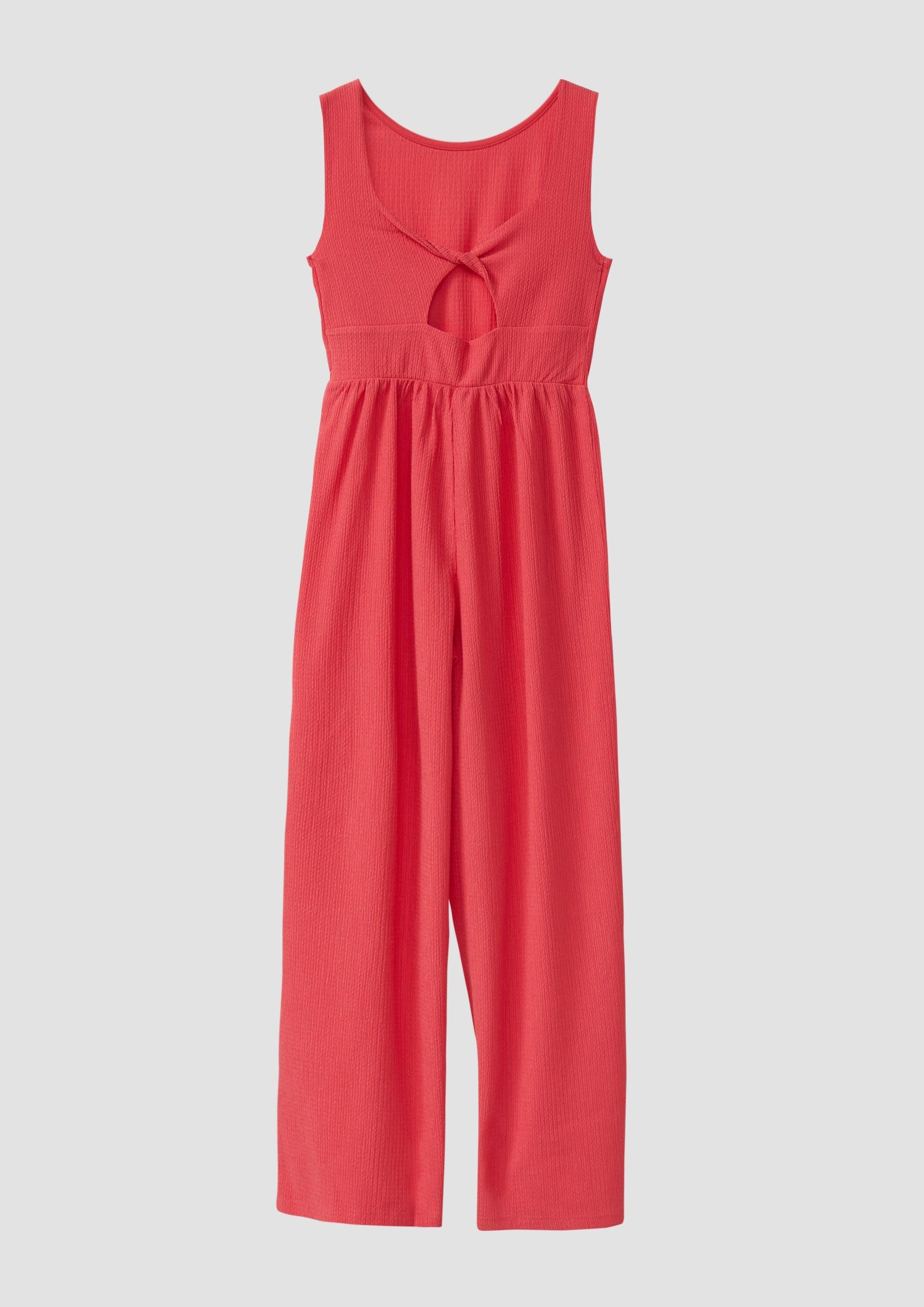 s.Oliver Jumpsuit Overall Strukturierter Jumpsuit mit Cut Out