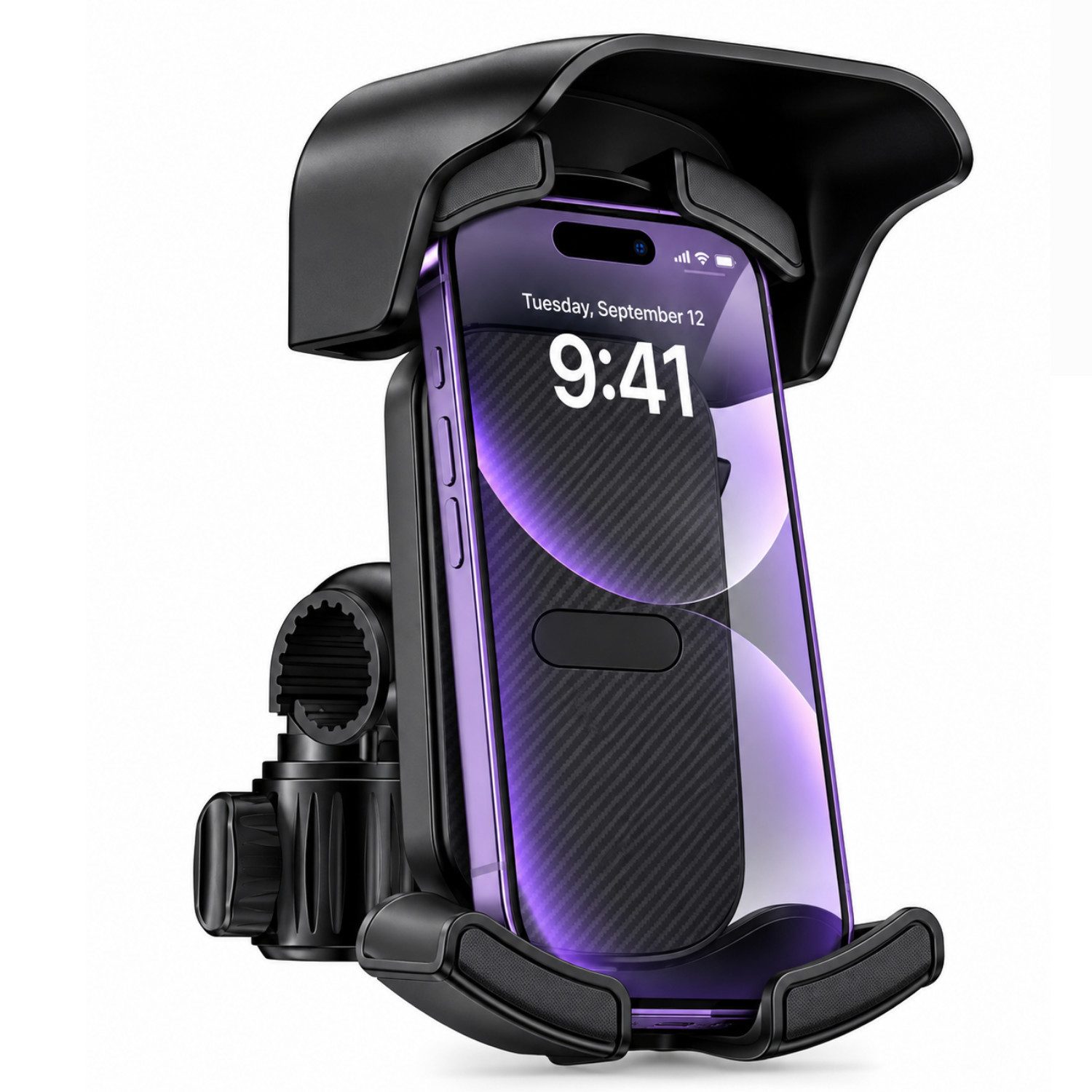NEXGEN LUXUS HANDY-ZUBEHÖR Smartphone-Halterung Fahrrad Motorrad Handyhalterung 360° Universal Smartphone Lenker