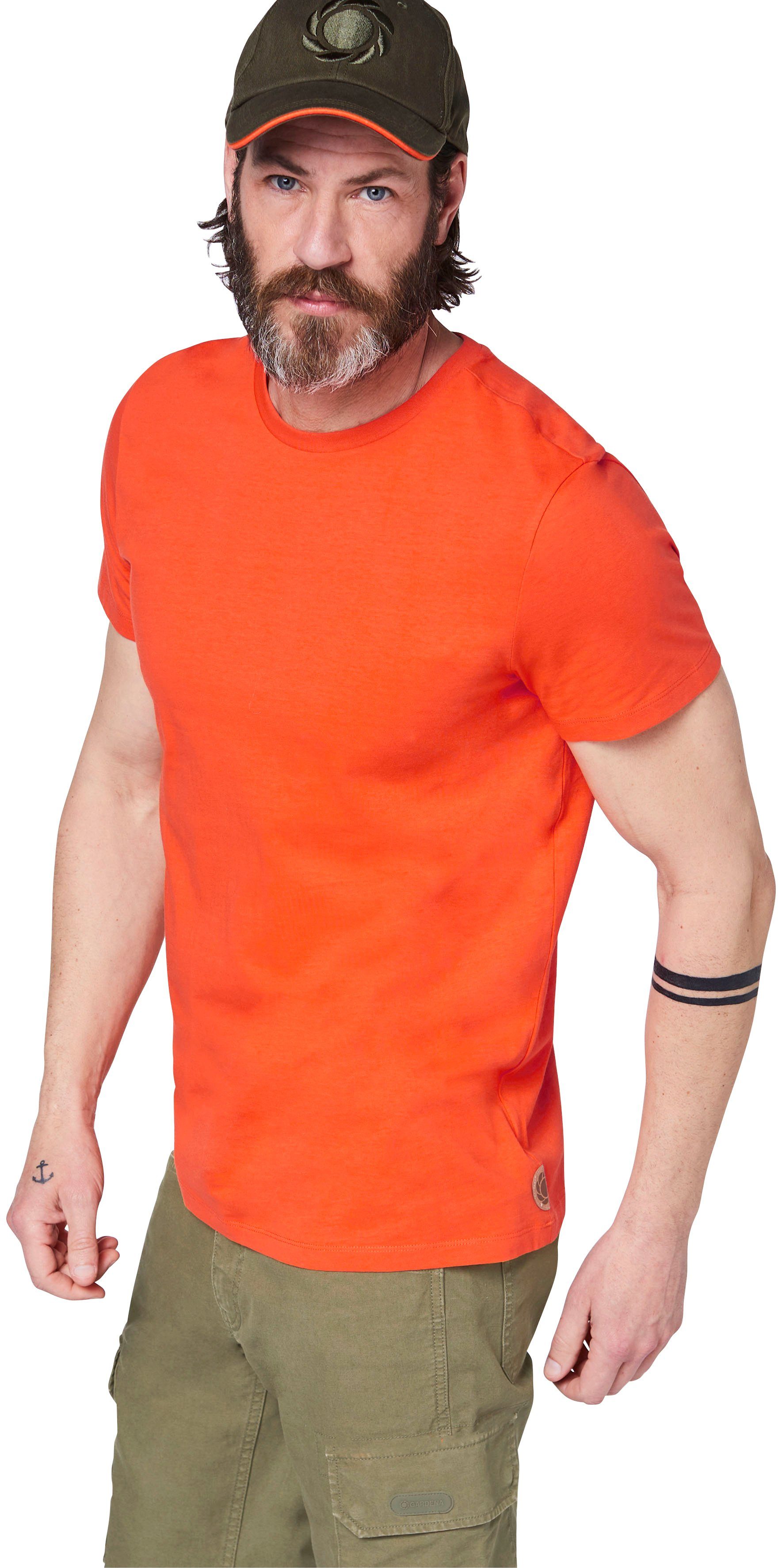Flame T-Shirt unifarben GARDENA