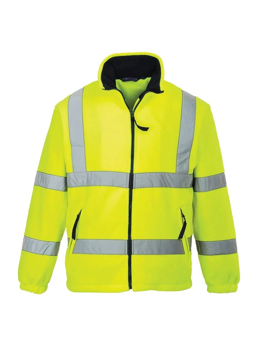 Fleecejacke Portwest Warnschutz-Fleecejacke mit Netzfutter F300