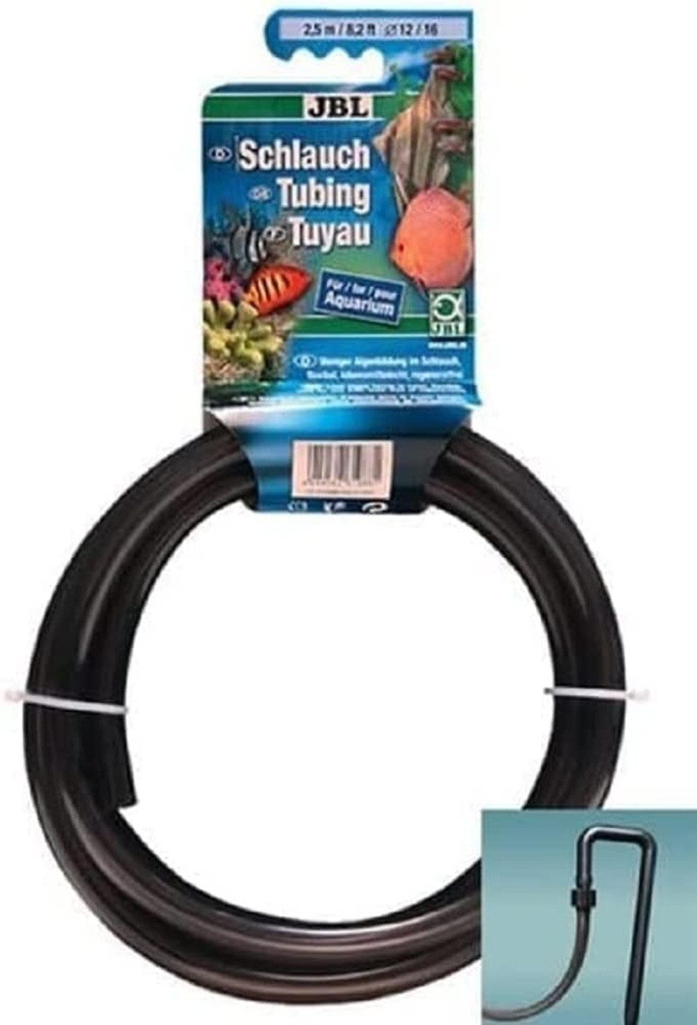 JBL GmbH & Co. KG Aquariumschlauch JBL Aquaschlauch GRAU 19/25 mm 2,5 M Aquariumschlauch, 19/27 mm