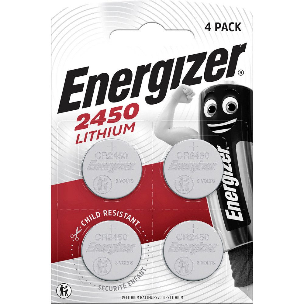 Energizer Energizer Knopfzelle CR2450 3 V 4 St. 620 mAh Lithium Knopfzelle