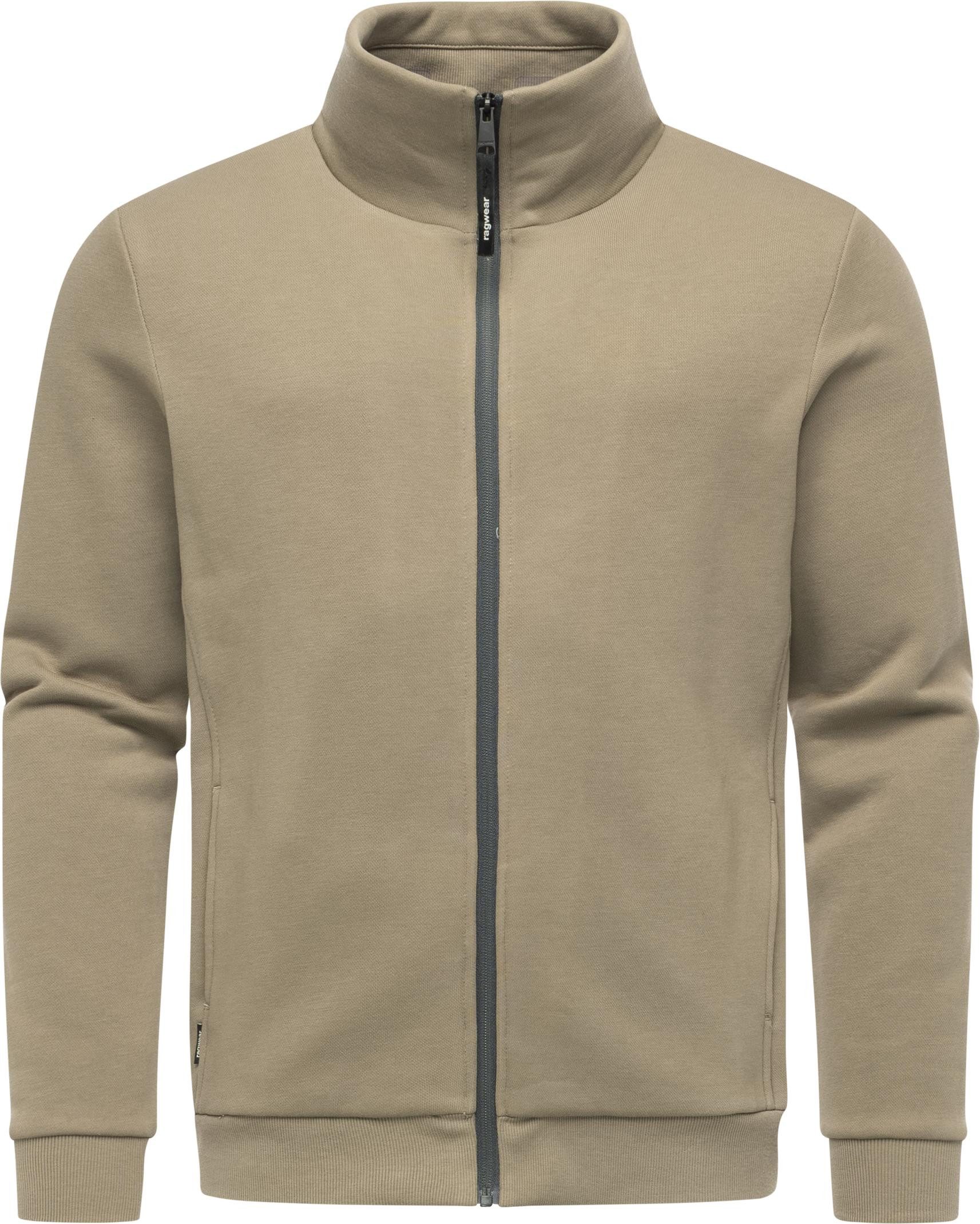 Ragwear Sweatjacke Jettrys Weiche Herren Alltagsjacke