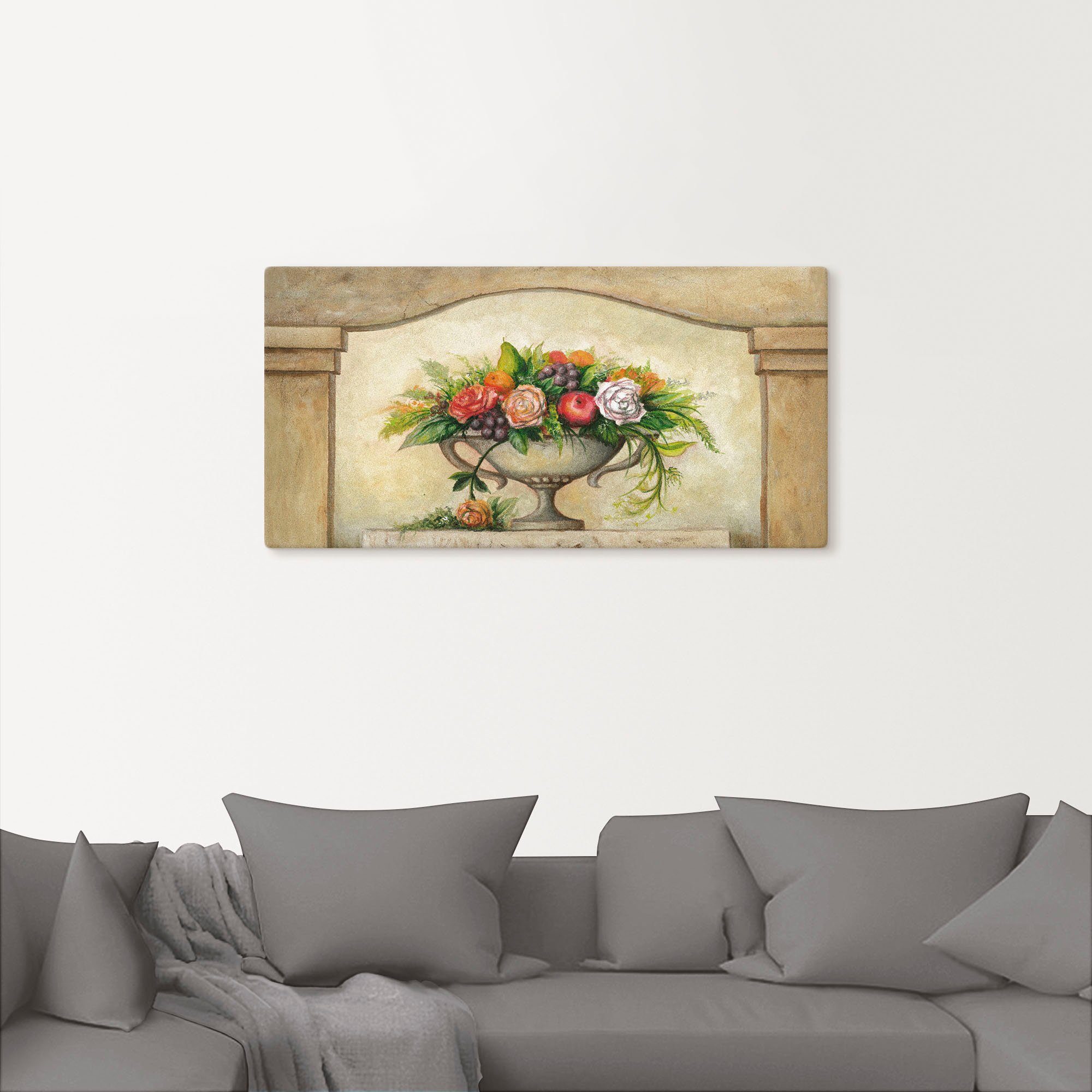 Poster (1 Fresco Arrangements als Wandaufkleber oder versch. Leinwandbild, in St), Artland Größen Alubild, Stillleben, Wandbild
