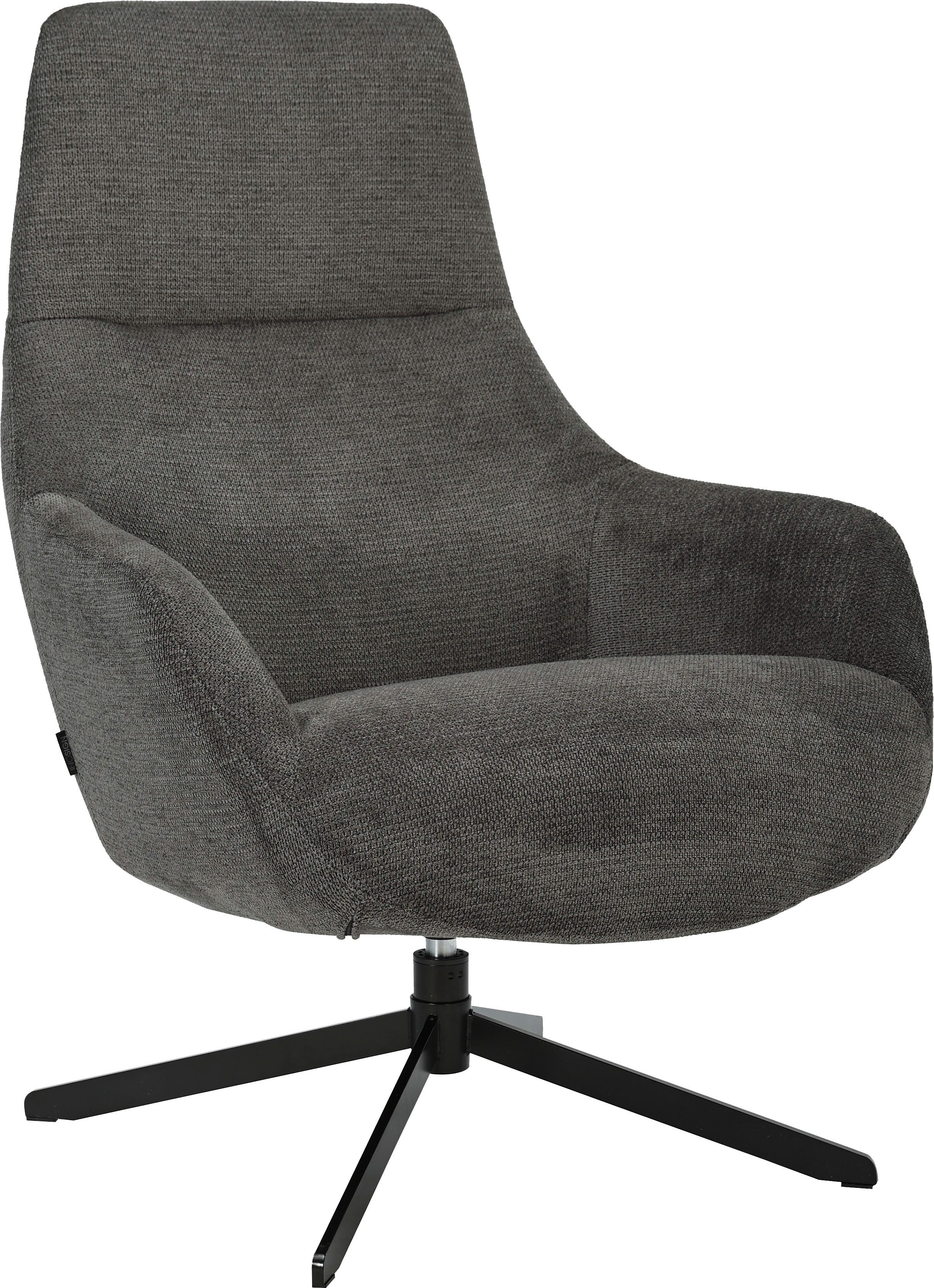 INOSIGN Drehsessel CLARINDA moderner Ohrensessel drehbar, TV-Sessel, Relaxsessel, 360-Grad drehbar, robustes Metallgestell