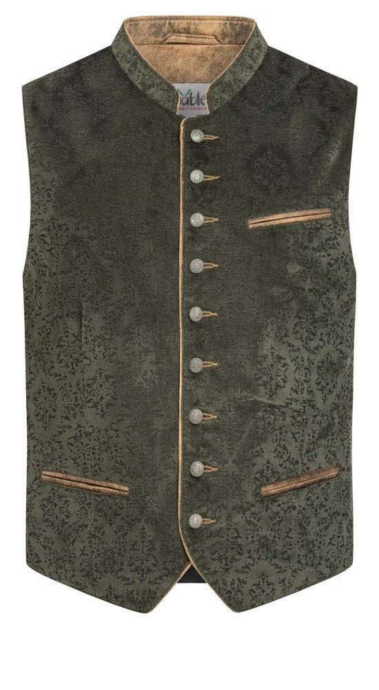 Trachtenweste Trachtengilet Kilian in Oliv von Nübler