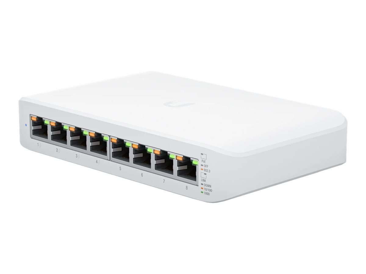 UBIQUITI NETWORKS UniFi Switch USW-Lite-8-POE Netzwerk-Switch