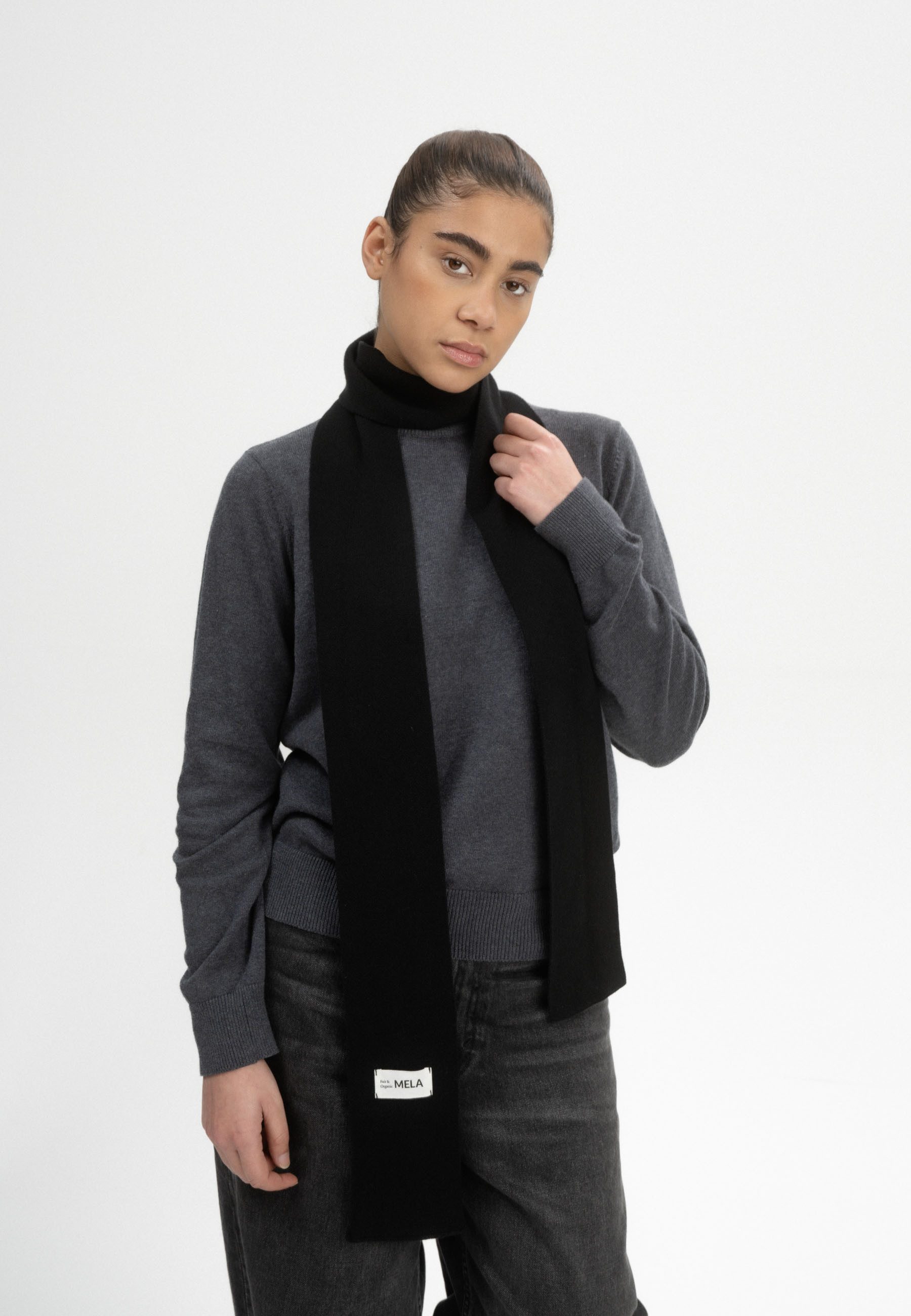 MELA Schal Unisex Schmaler Strickschal BANHI günstig online kaufen