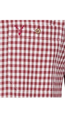 Nübler Trachtenhemd Trachtenhemd Langarm Sepp in Weinrot von Nübler