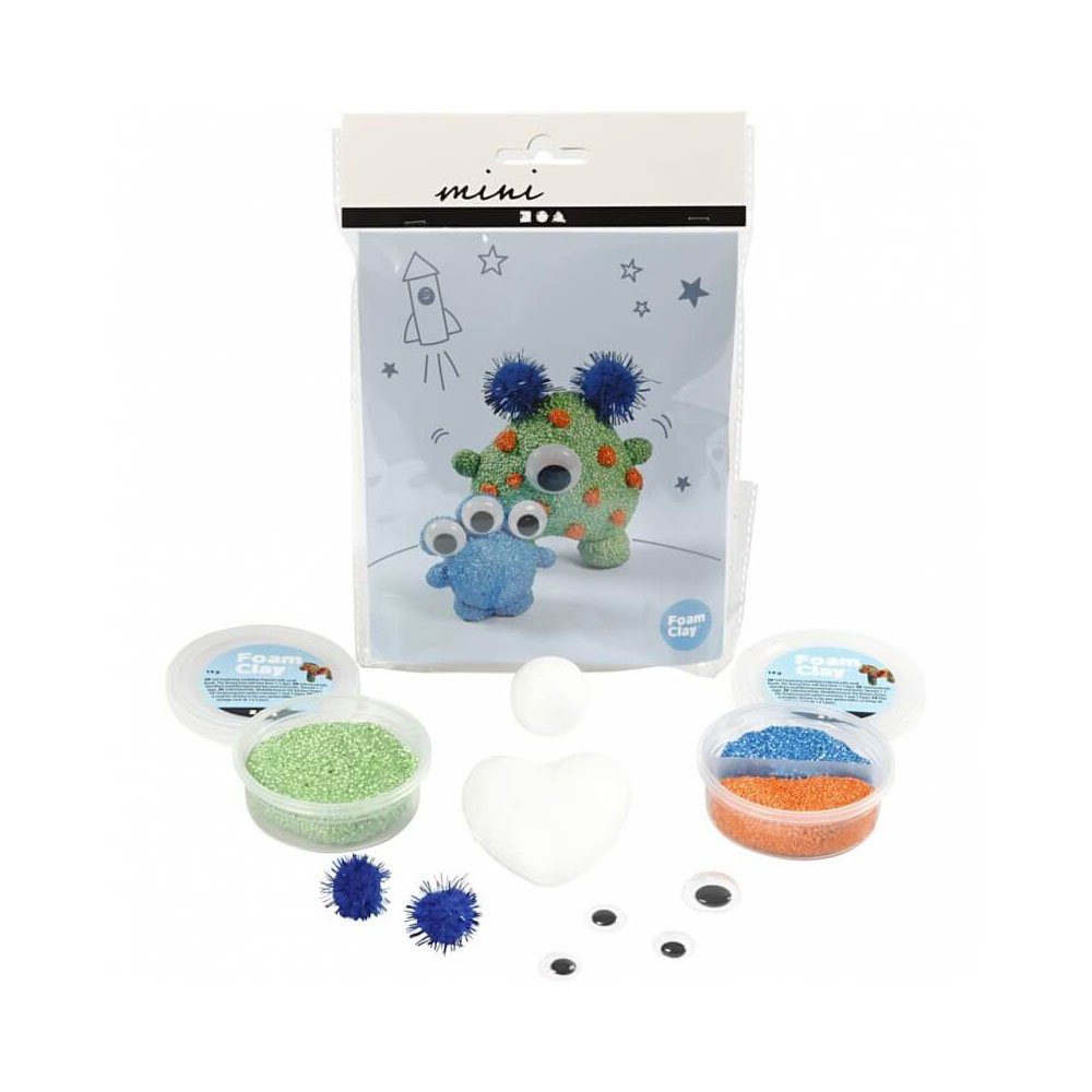 creativ company Bastelnaturmaterial Mini Kreativ Set Aliens