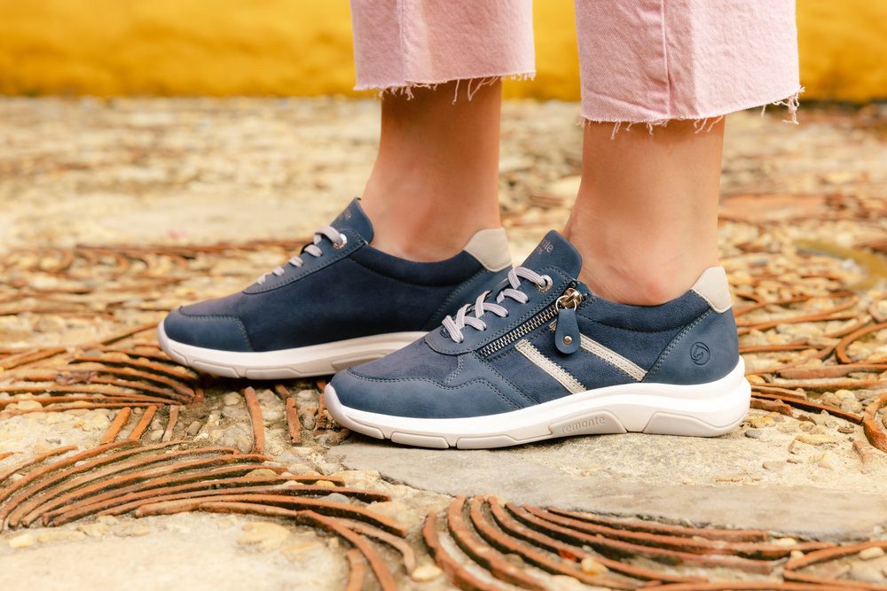 Remonte Keilsneaker, Freizeitschuh, Halbschuh, Schnürschuh in veganer Verarbeitung