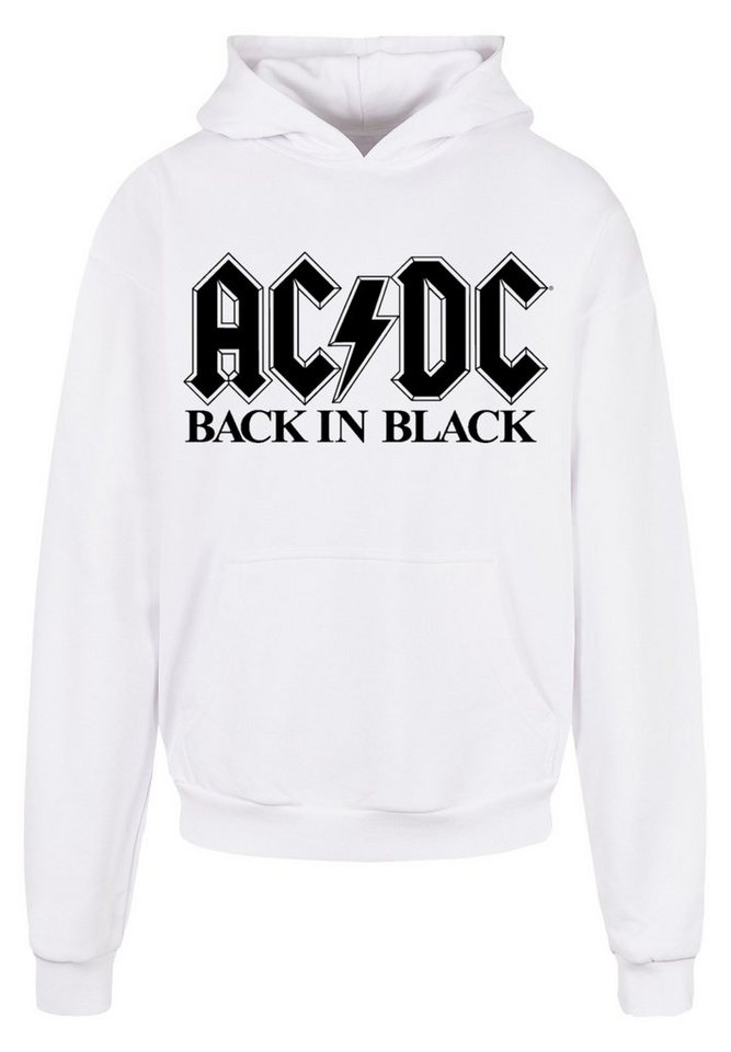 F4NT4STIC Kapuzenpullover ACDC Back In Black Logo Print