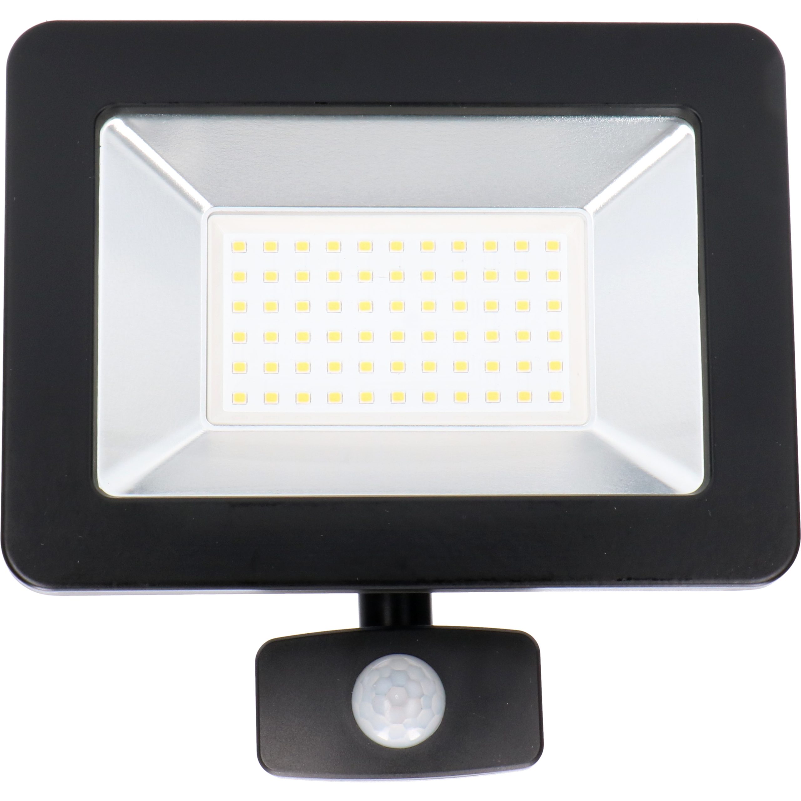 LED's light LED-Außenstrahler, IP44 0310716 mit Flutlichtstrahler LED schwarz LED, Watt neutralweiß 50 Bewegungsmelder
