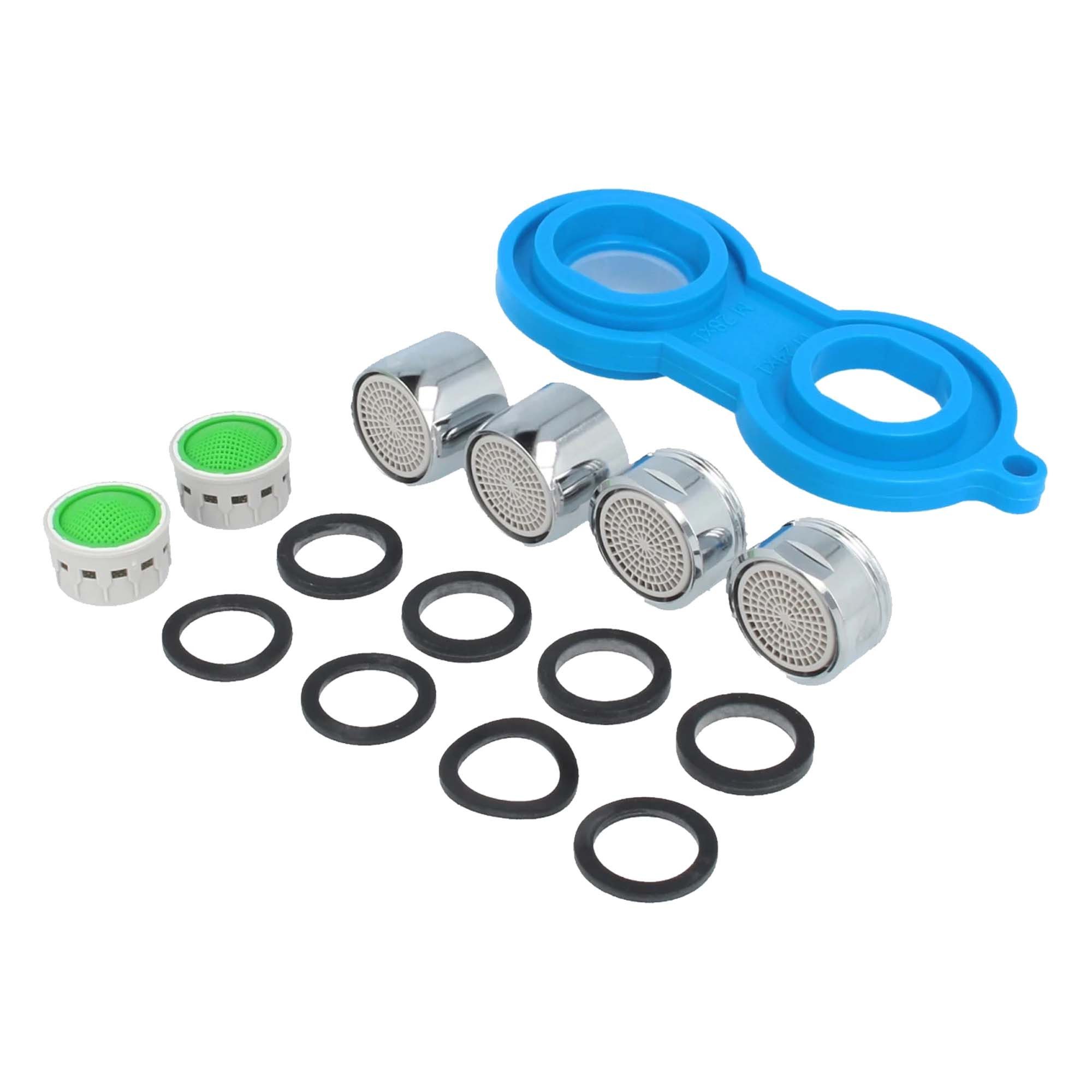 tecuro Strahlregler LongLife SPAR-Strahlregler Set, 7-teilig, mit Montageschlüssel