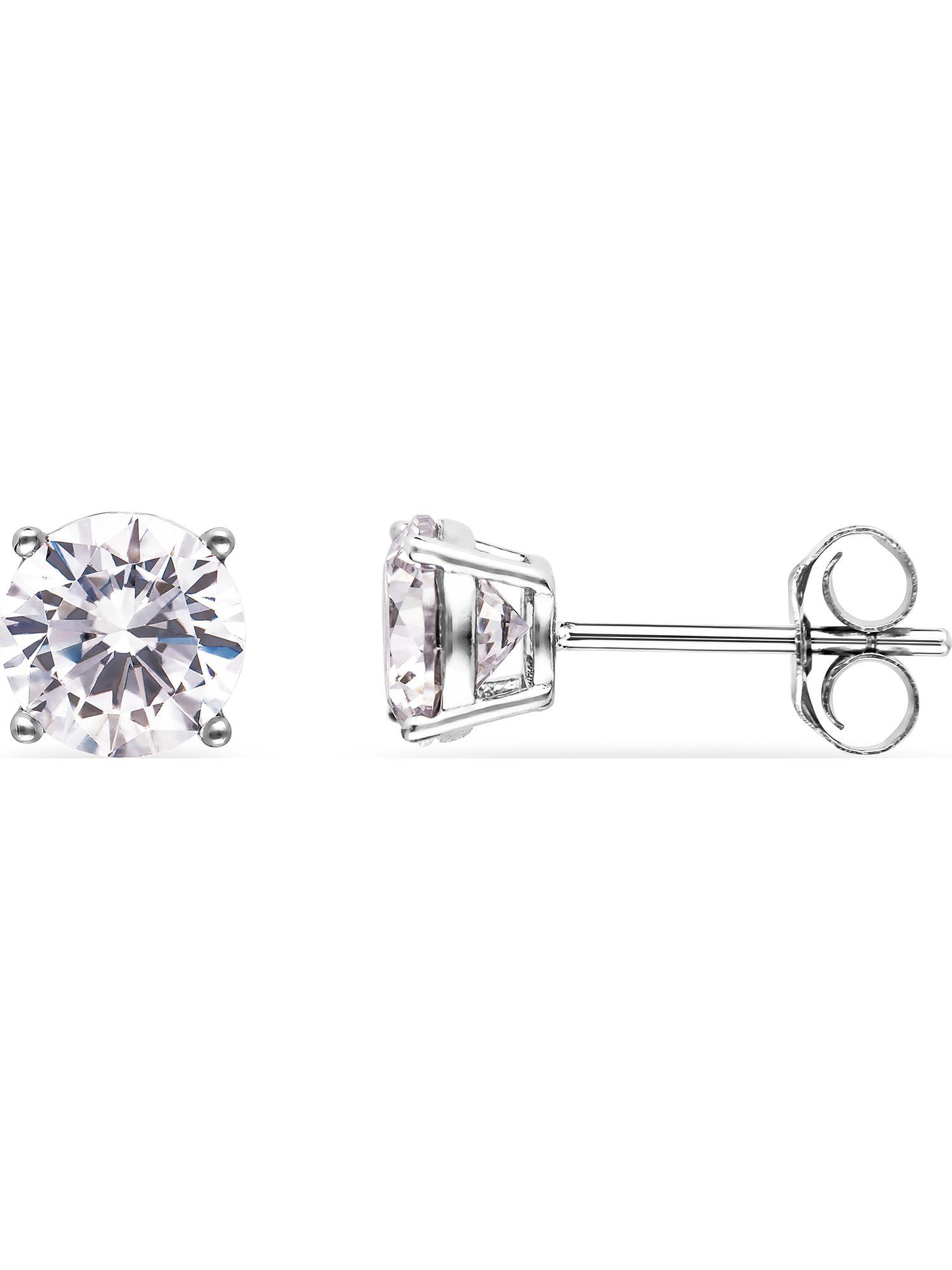 FAVS Paar Ohrstecker FAVS Damen-Ohrstecker 925er Silber 2 Zirkonia